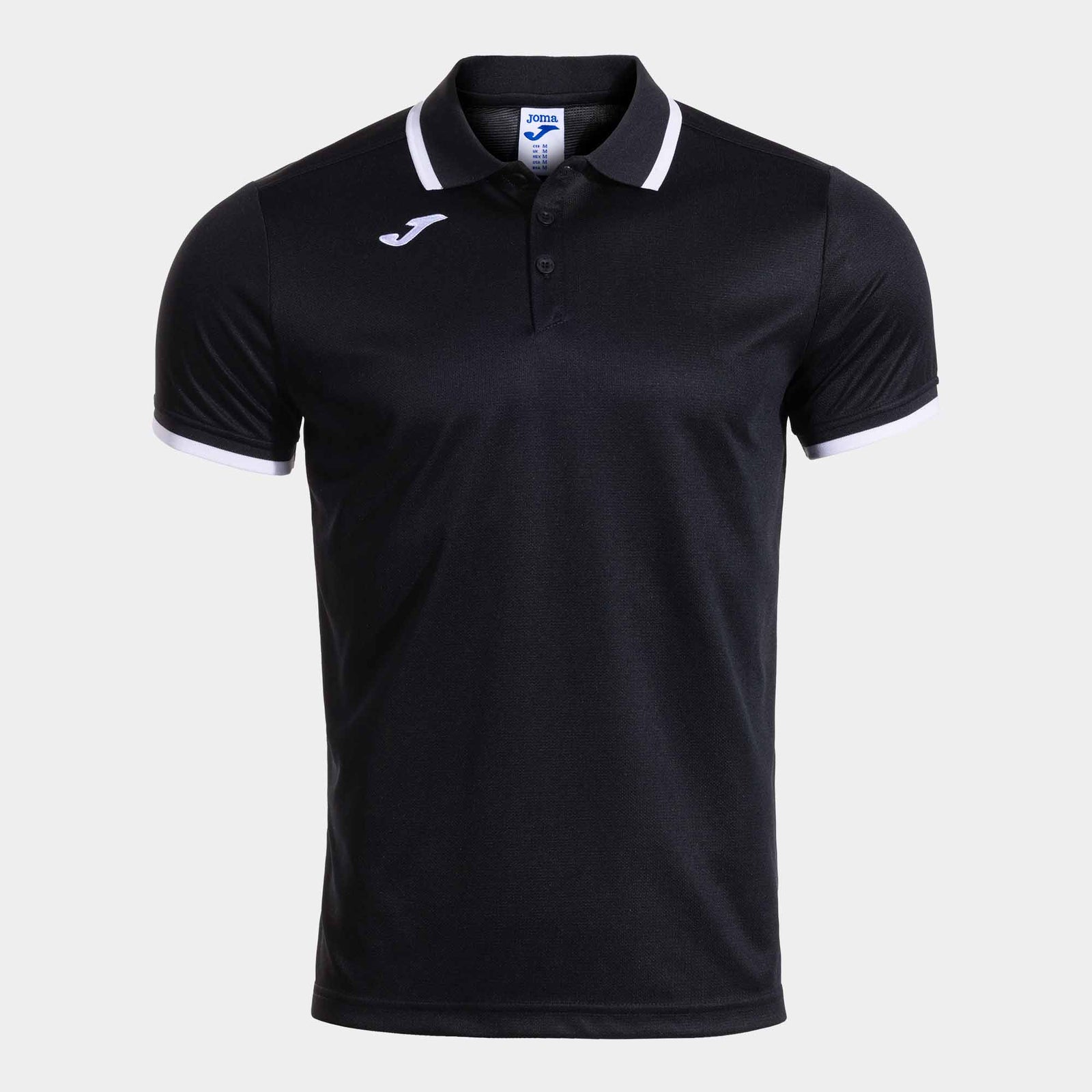 Joma Combi Premium Polo - Black/White