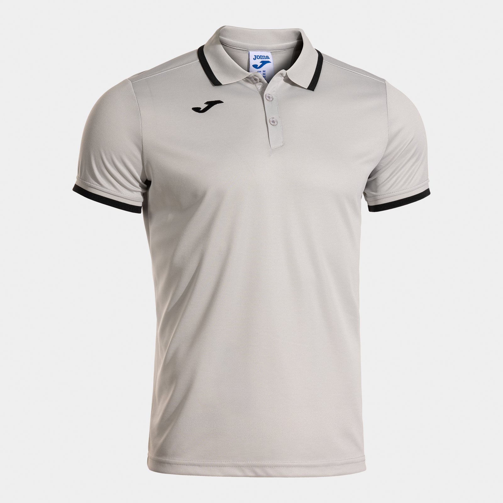 Joma Combi Premium Polo - Light Melange/Black