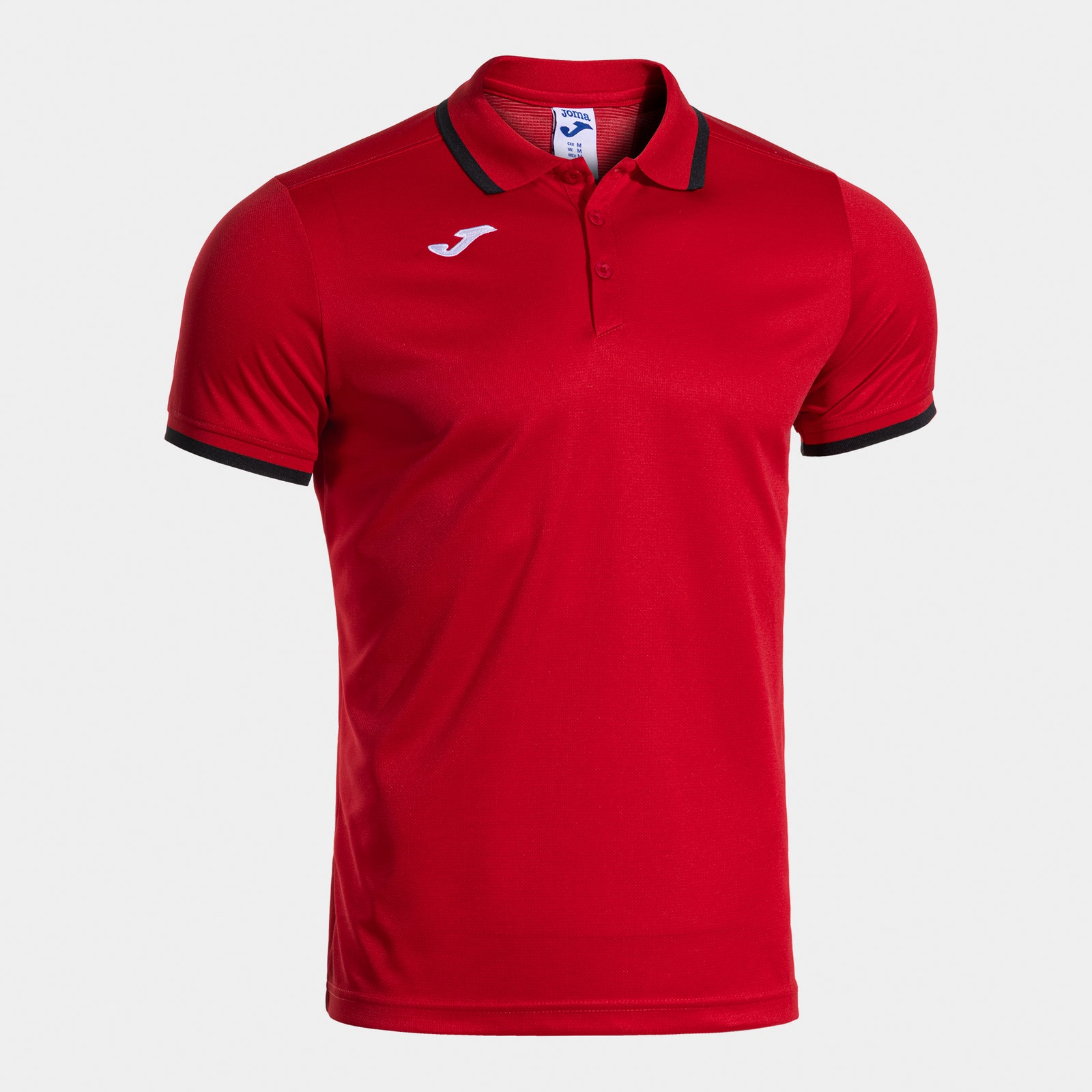 Joma Combi Premium Polo - Red/Black