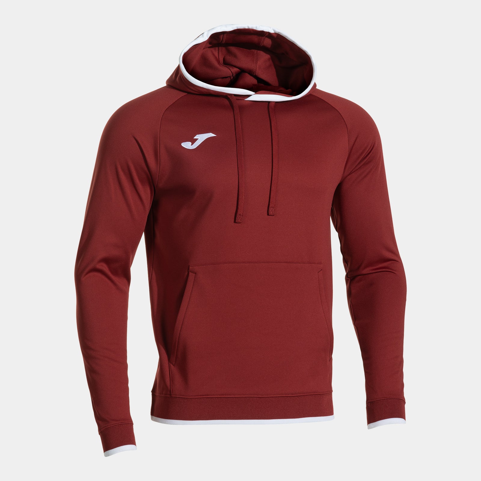 Joma Combi Premium Hoodie - Burgundy/White