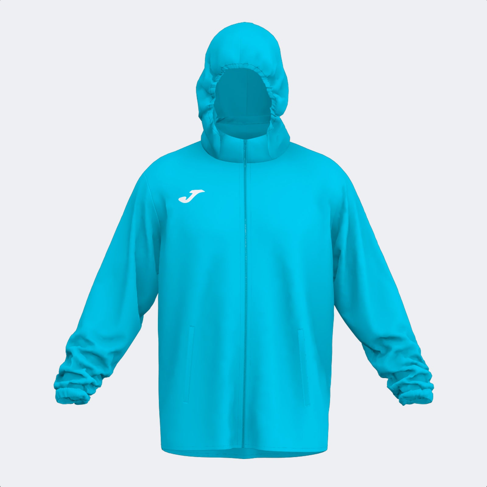Joma Iris Rain Jacket - Turquoise Fluor