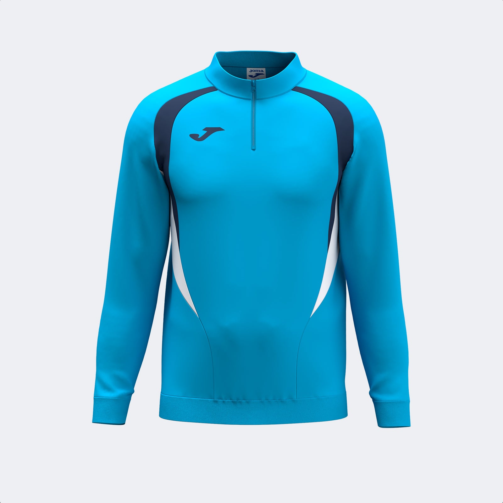Joma Championship 20 Half Zip - Medium Sky/Dark Navy/White