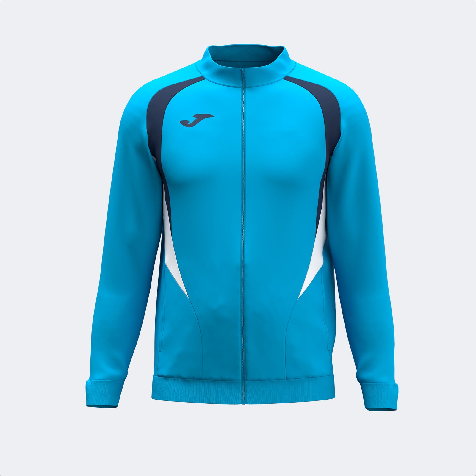 Joma Championship 20 Track Jacket - Medium Sky/Dark Navy/White