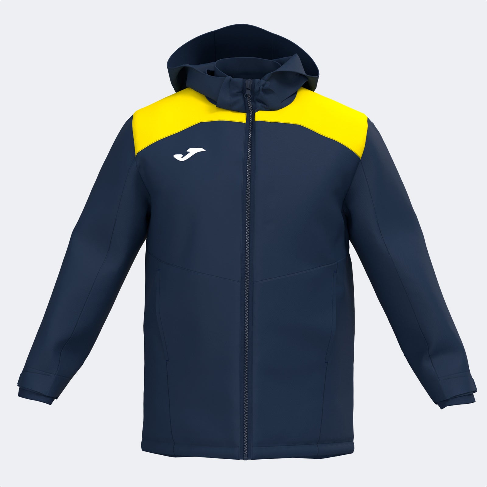 Joma Trivor II Anorak Jacket - Dark Navy/Yellow