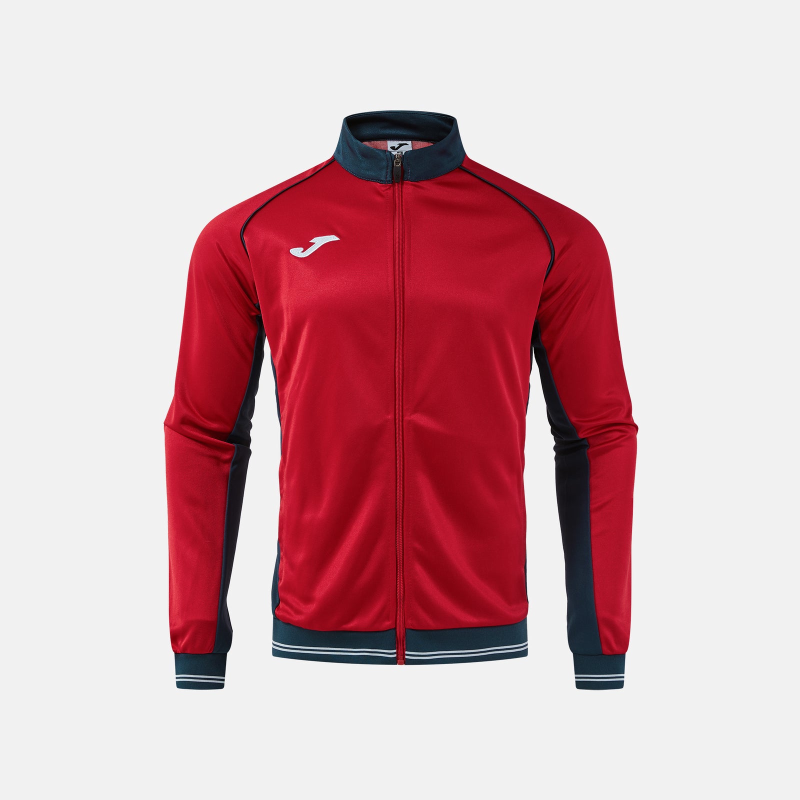 Joma Vintage Eco Full Zip Jacket - Red/Dark Navy
