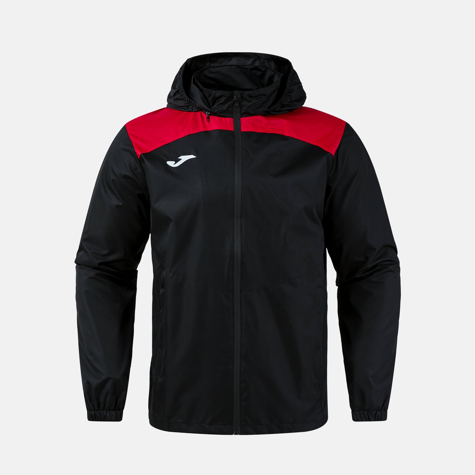 Joma Trivor II Rain Jacket - Black/Red