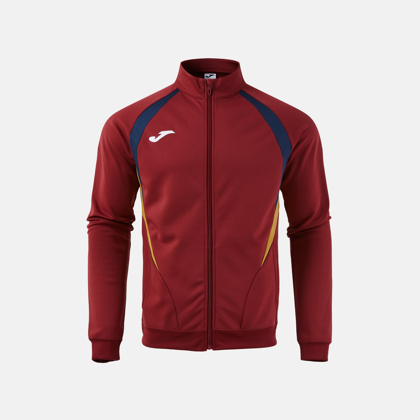 Joma Championship 20 Track Jacket - Ruby/Dark Navy/Gold