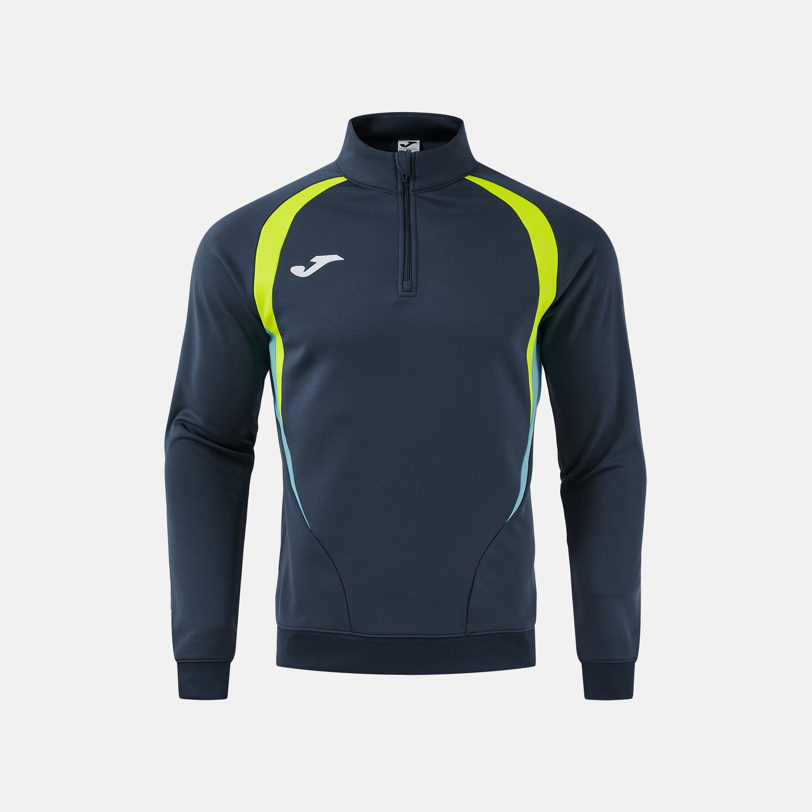 Joma Championship 20 Half Zip - Dark Navy/Yellow Fluor/Turquoise Fluor