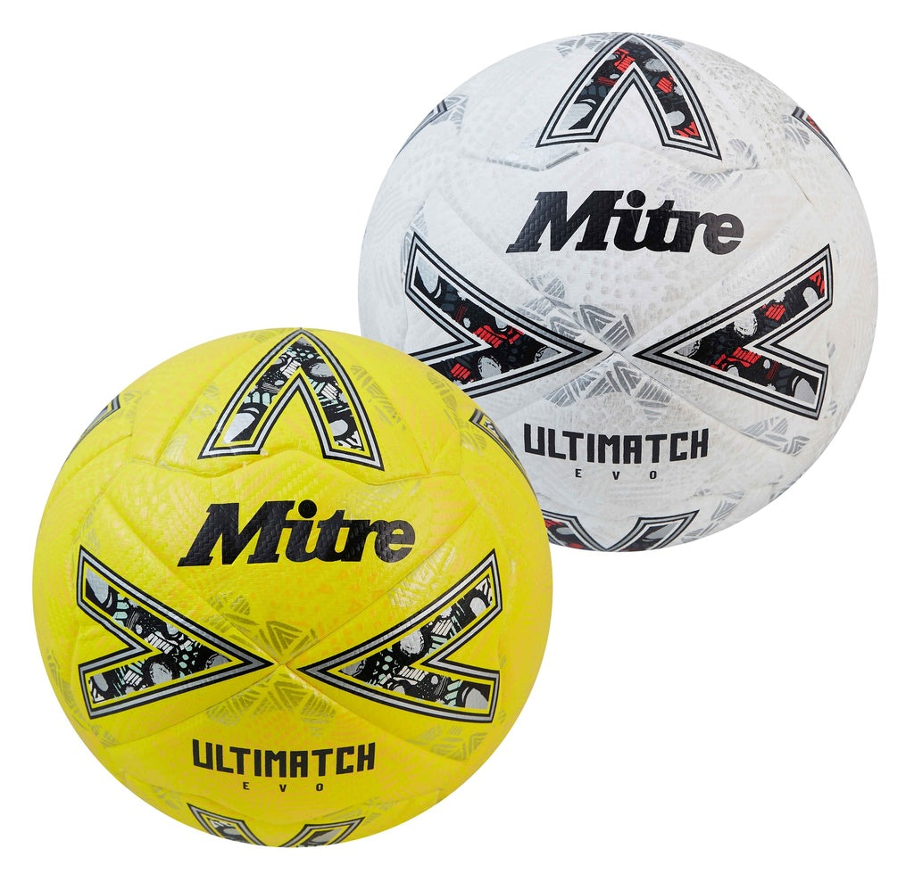 Mitre Ultimatch Evo Football - Yellow