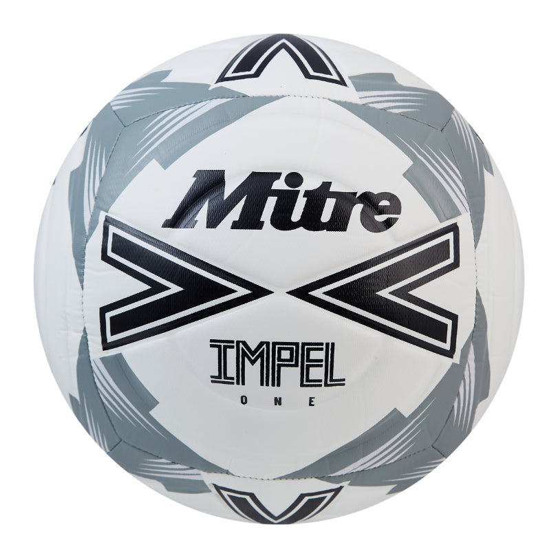 Mitre Impel One Football - White/Black/Grey