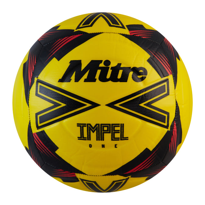 Mitre Impel One Football - Yellow/Black/Red