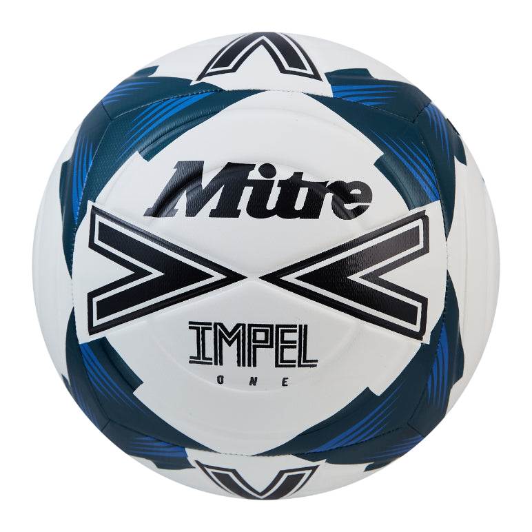 Mitre Impel One Football - White/Black/Teal