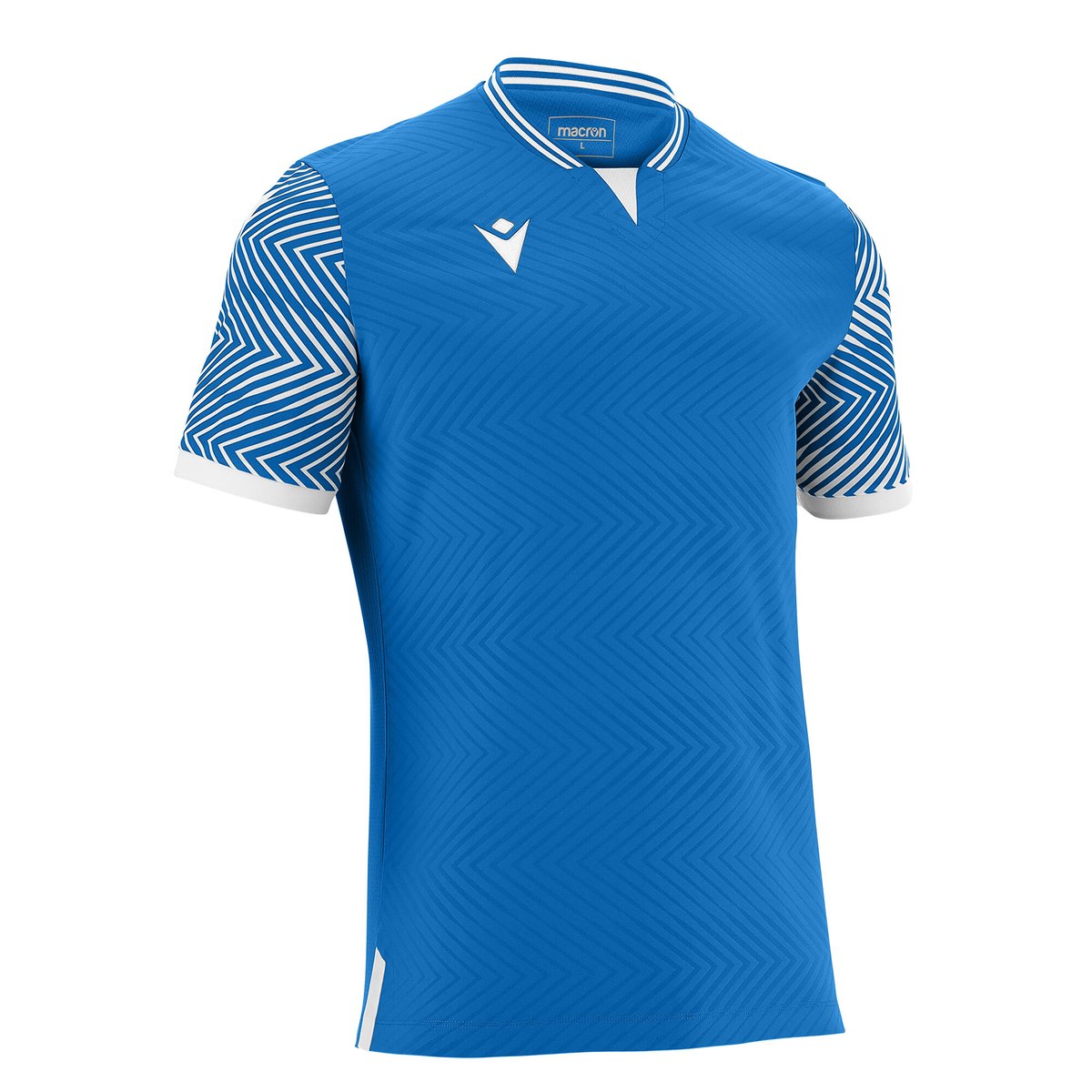 Macron Tureis Eco Shirt - Royal Blue/White - footballkitsdirect.com