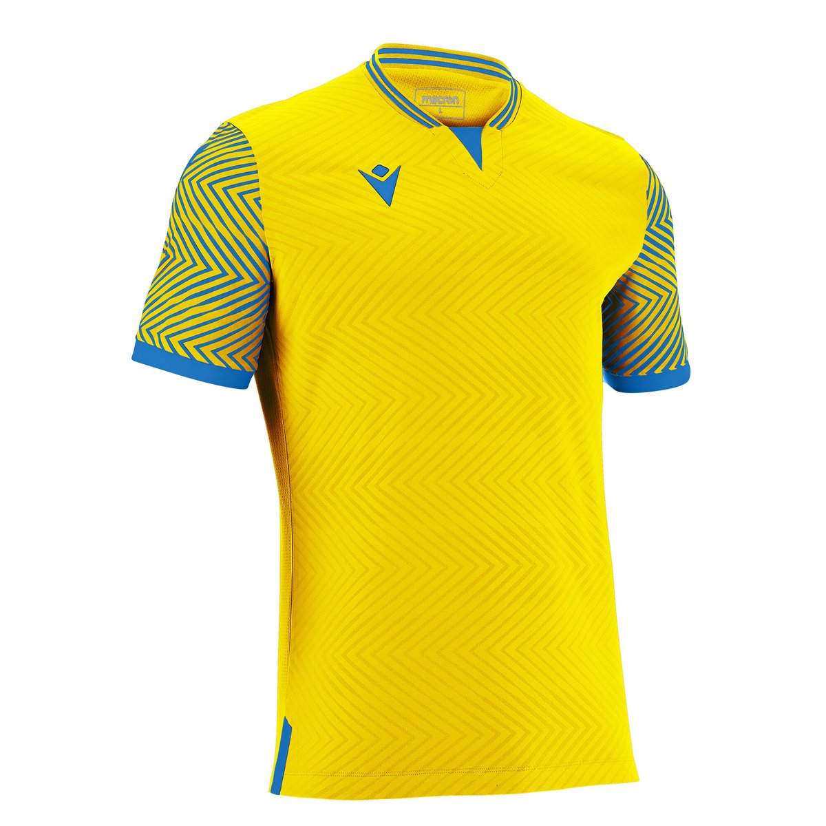 Macron Tureis Eco Shirt - Yellow/Royal Blue