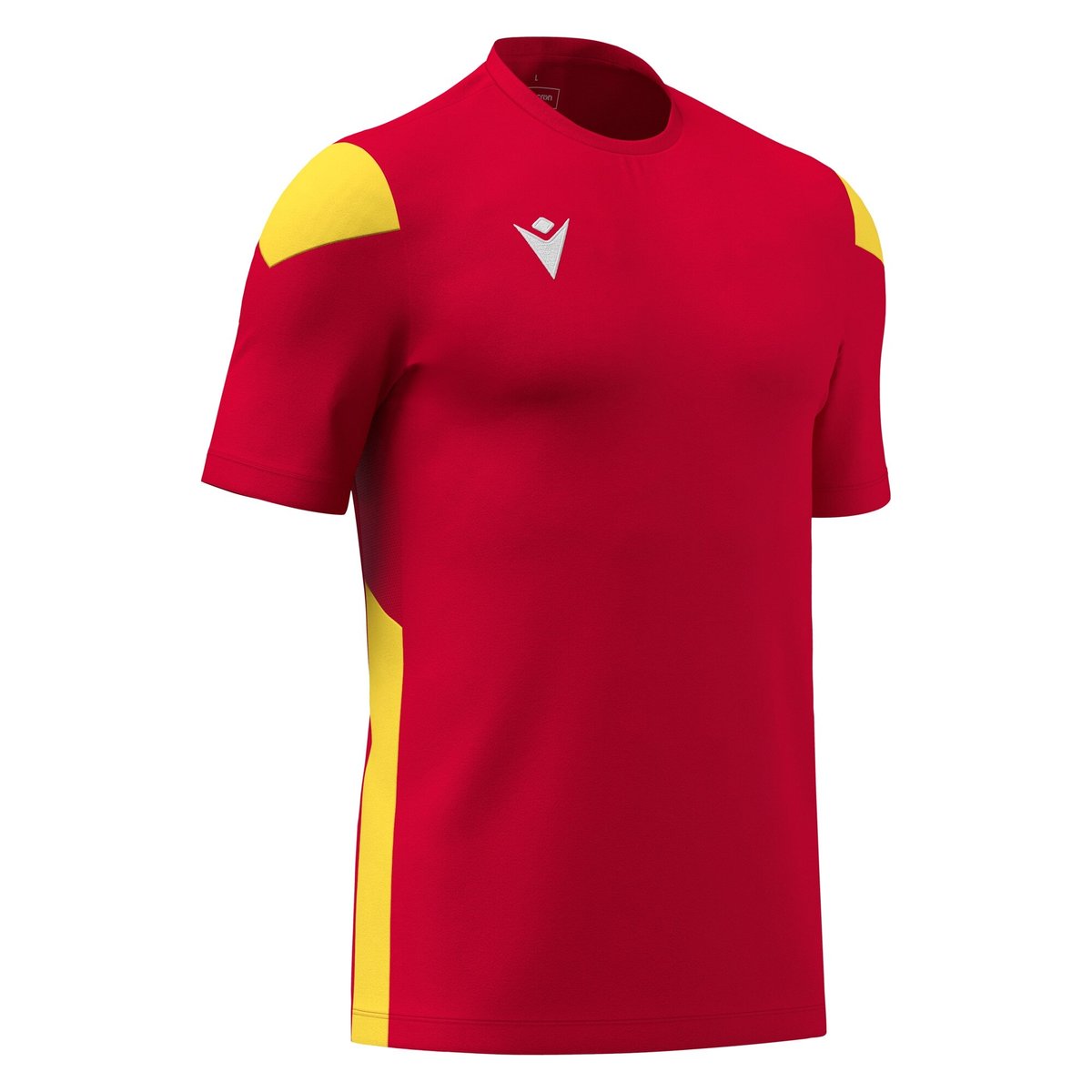 Macron Polis Shirt - Red/Yellow