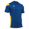 Macron Polis Shirt - Royal Blue/Yellow