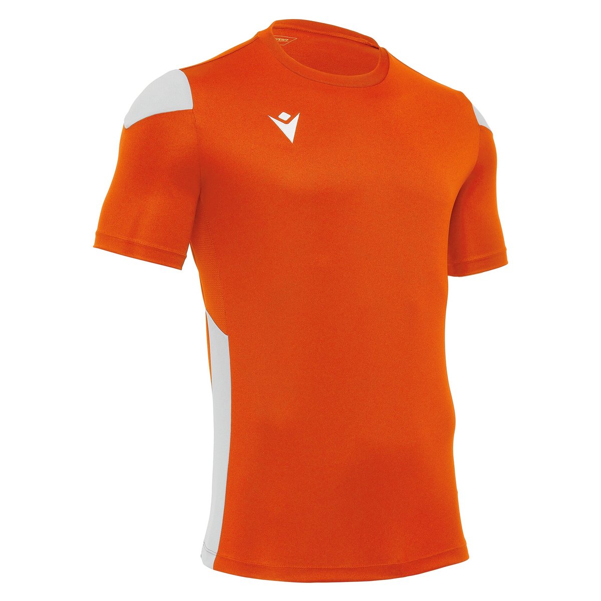 Macron Polis Shirt - Orange/White