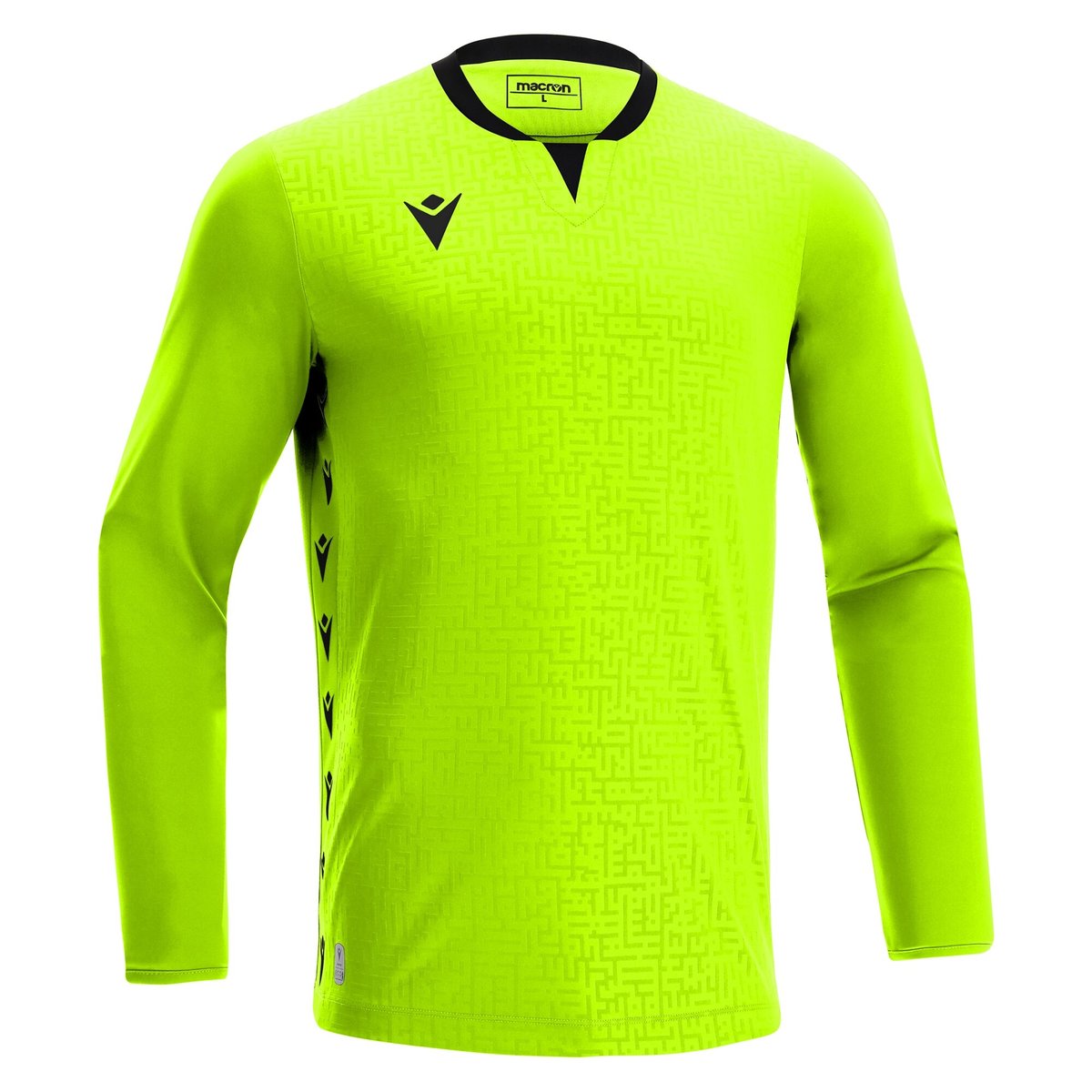 Macron Cygnus Eco GK Shirt - Neon Yellow/Black