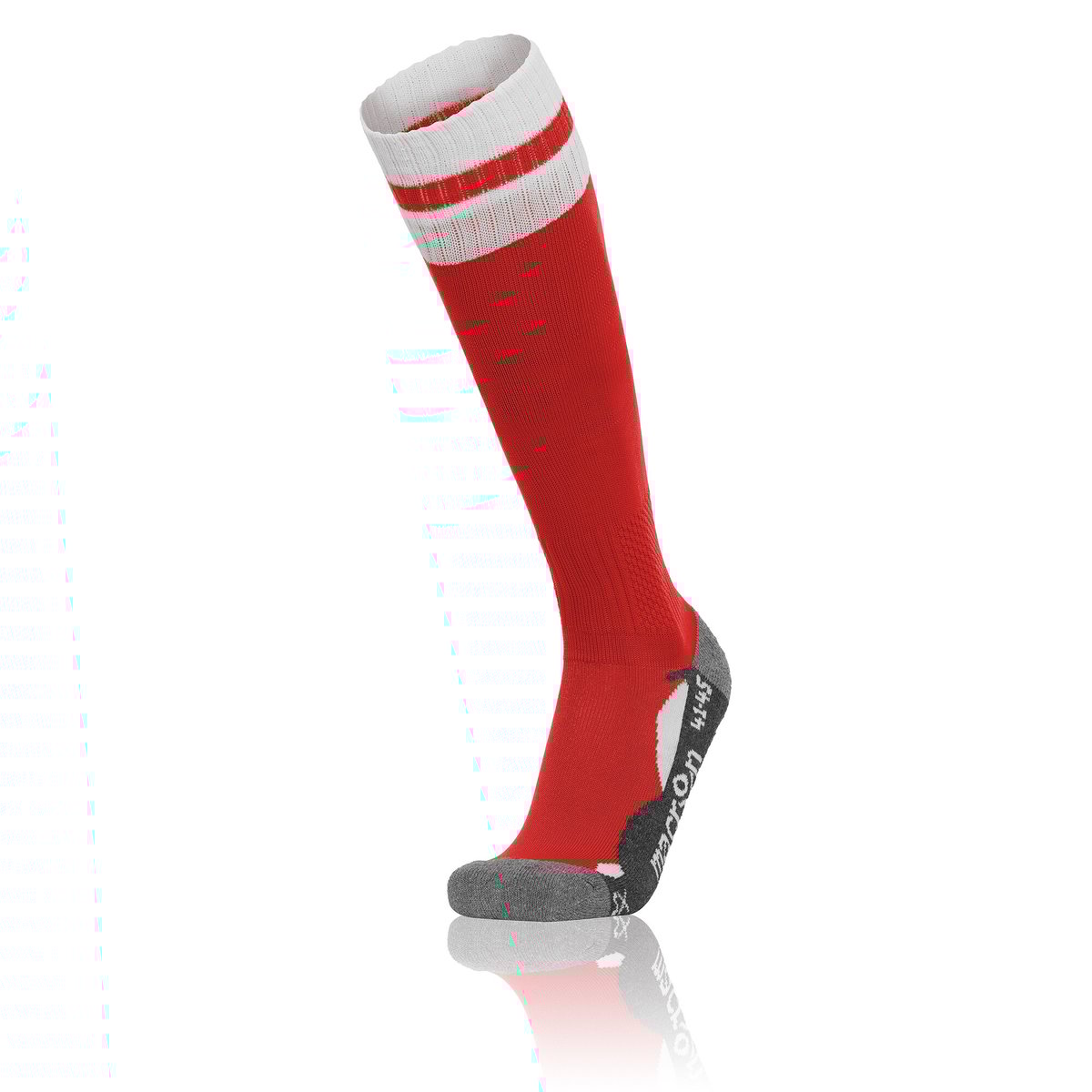 Macron Azlon Match Sock - Red/White (Pack of 5)