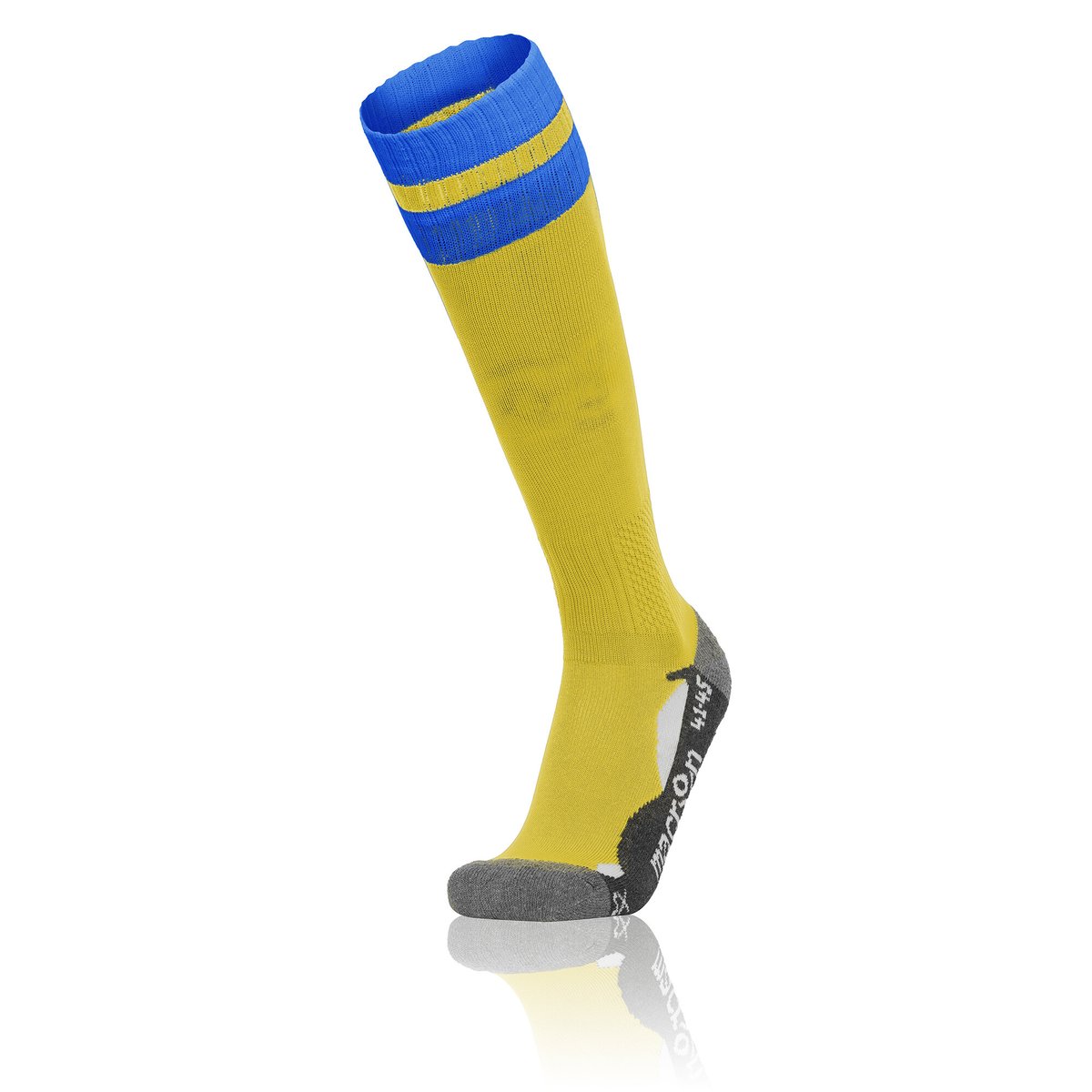 Macron Azlon Match Sock - Yellow/Royal Blue (Pack of 5)