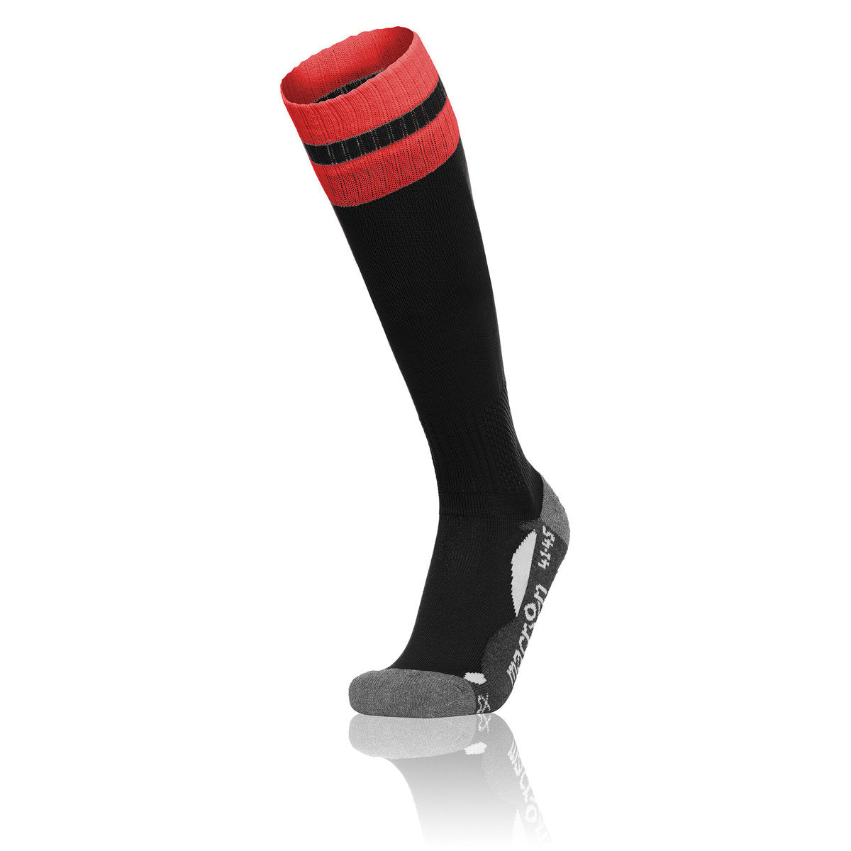 Macron Azlon Match Sock - Black/Red (Pack of 5)