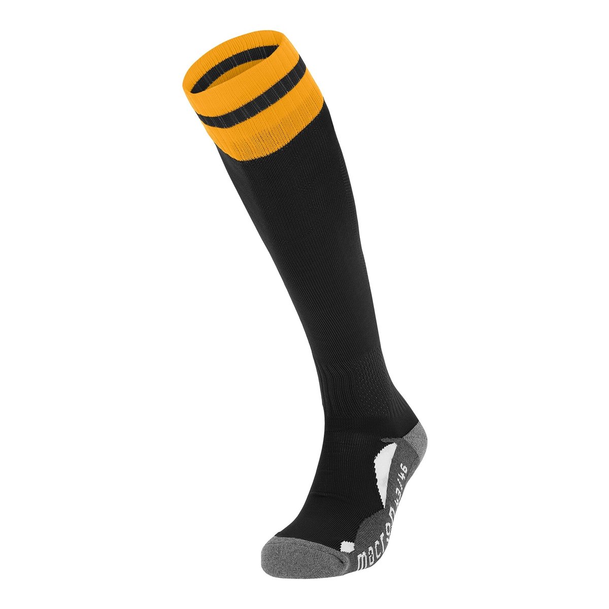 Macron Azlon Match Sock - Black/Amber (Pack of 5)