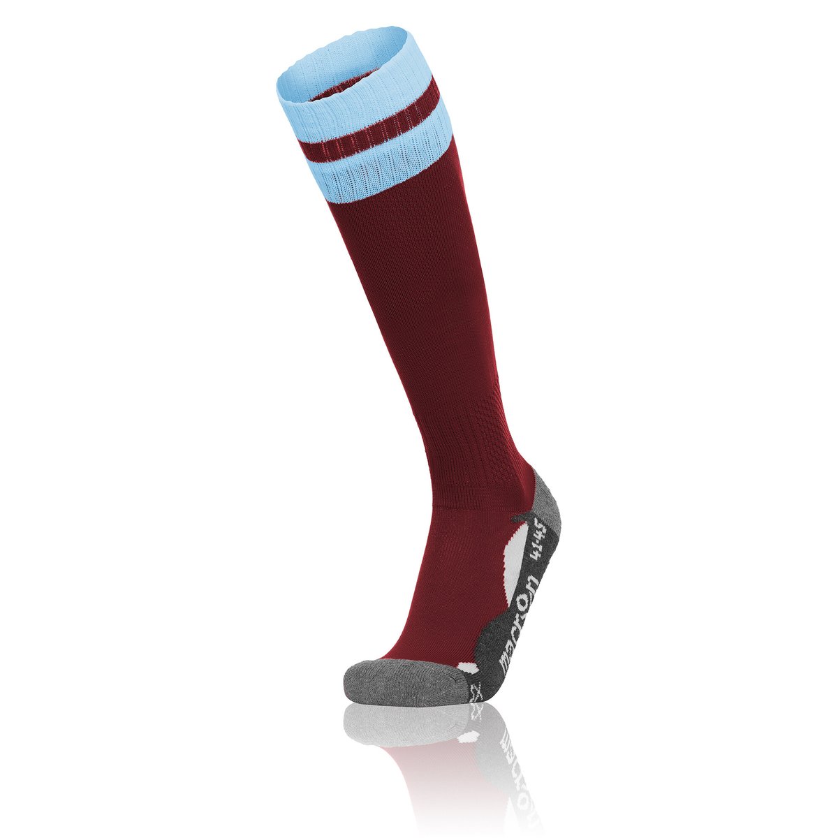 Macron Azlon Match Sock - Cardinal/Columbia (Pack of 5)