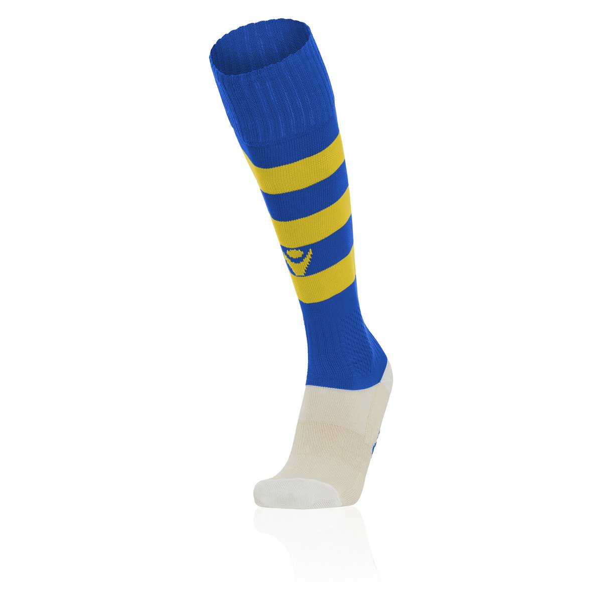 Macron Hoops Match Sock - Royal Blue/Yellow (Pack of 5)