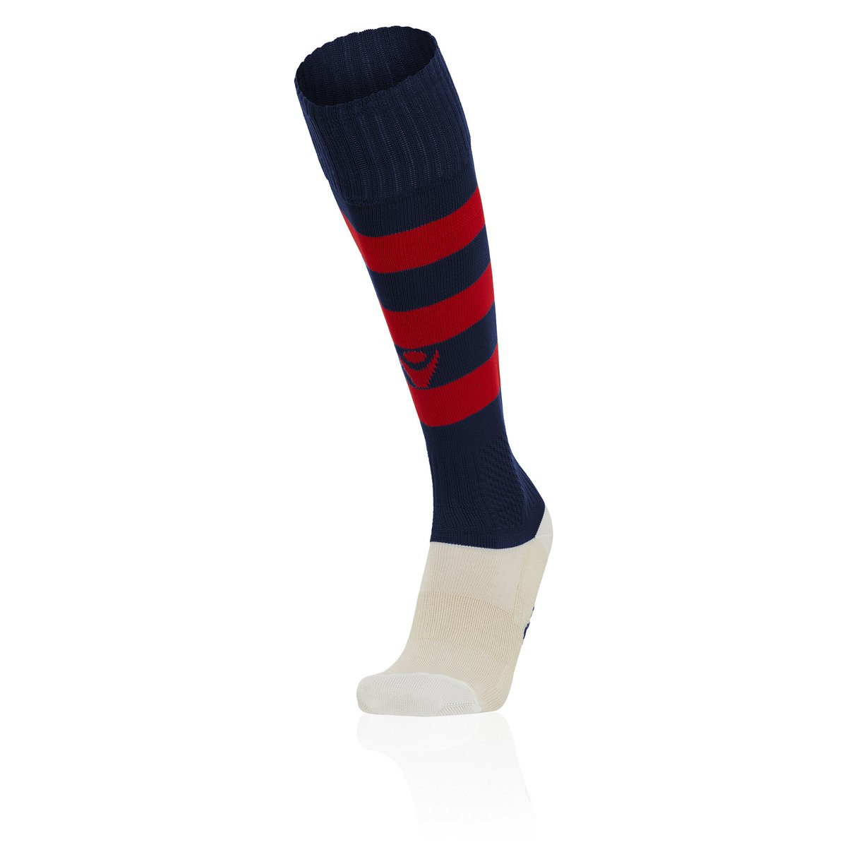 Macron Hoops Match Sock - Navy/Red (Pack of 5)