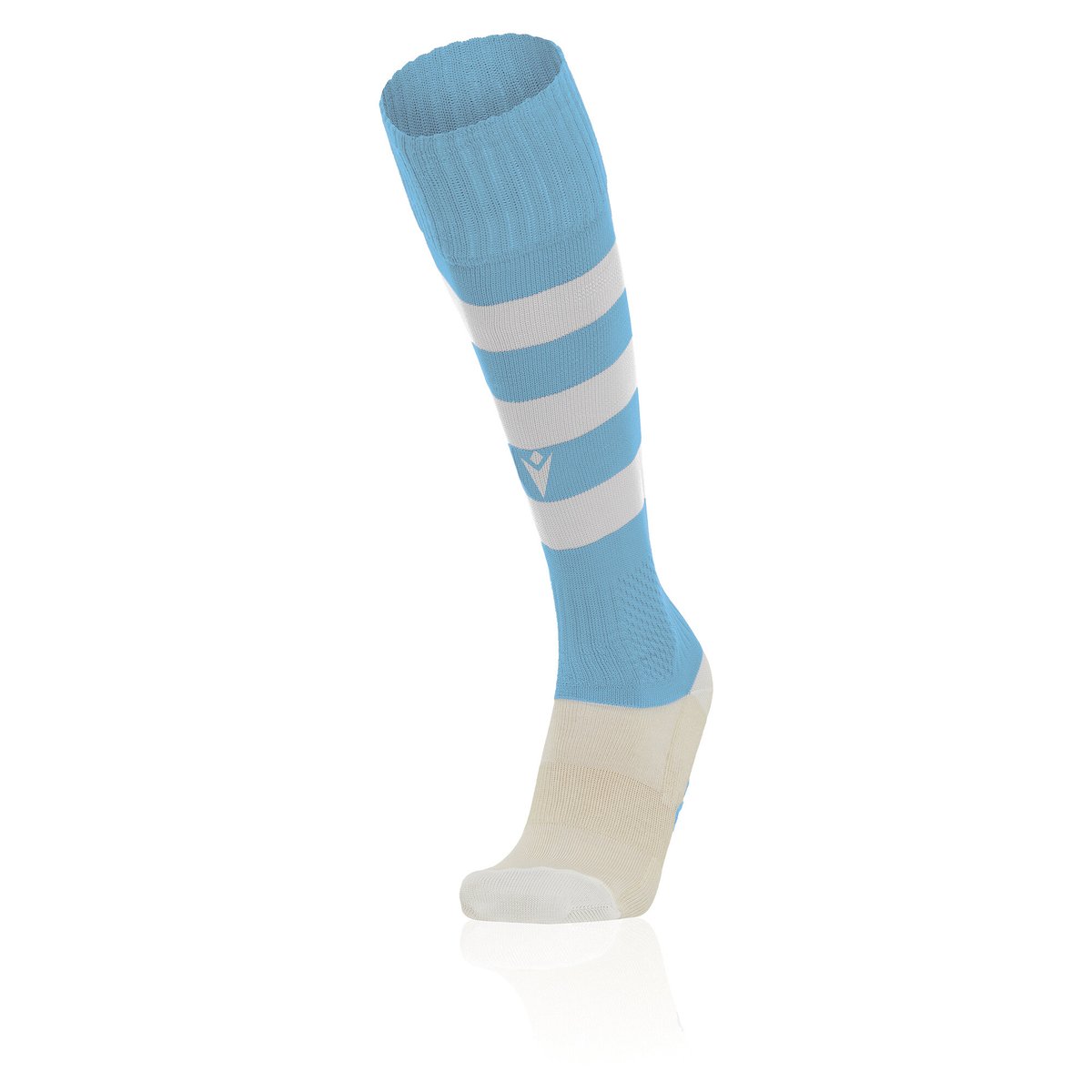 Macron Hoops Match Sock - Columbia/White (Pack of 5)