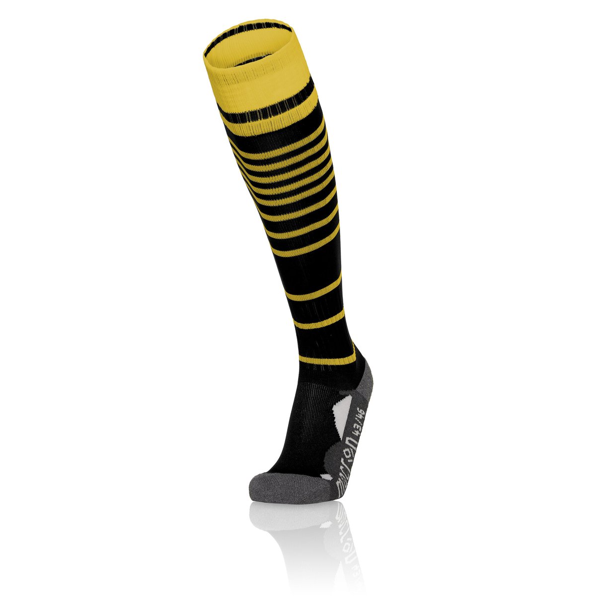 Macron Target Match Sock - Black/Yellow (Pack of 5)