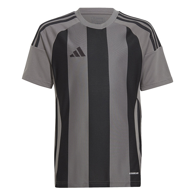 Adidas Striped 24 Jersey - Team Grey Four/Black