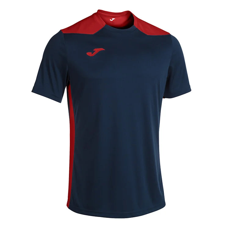 Joma Championship VI T-Shirt - Dark Navy/Red