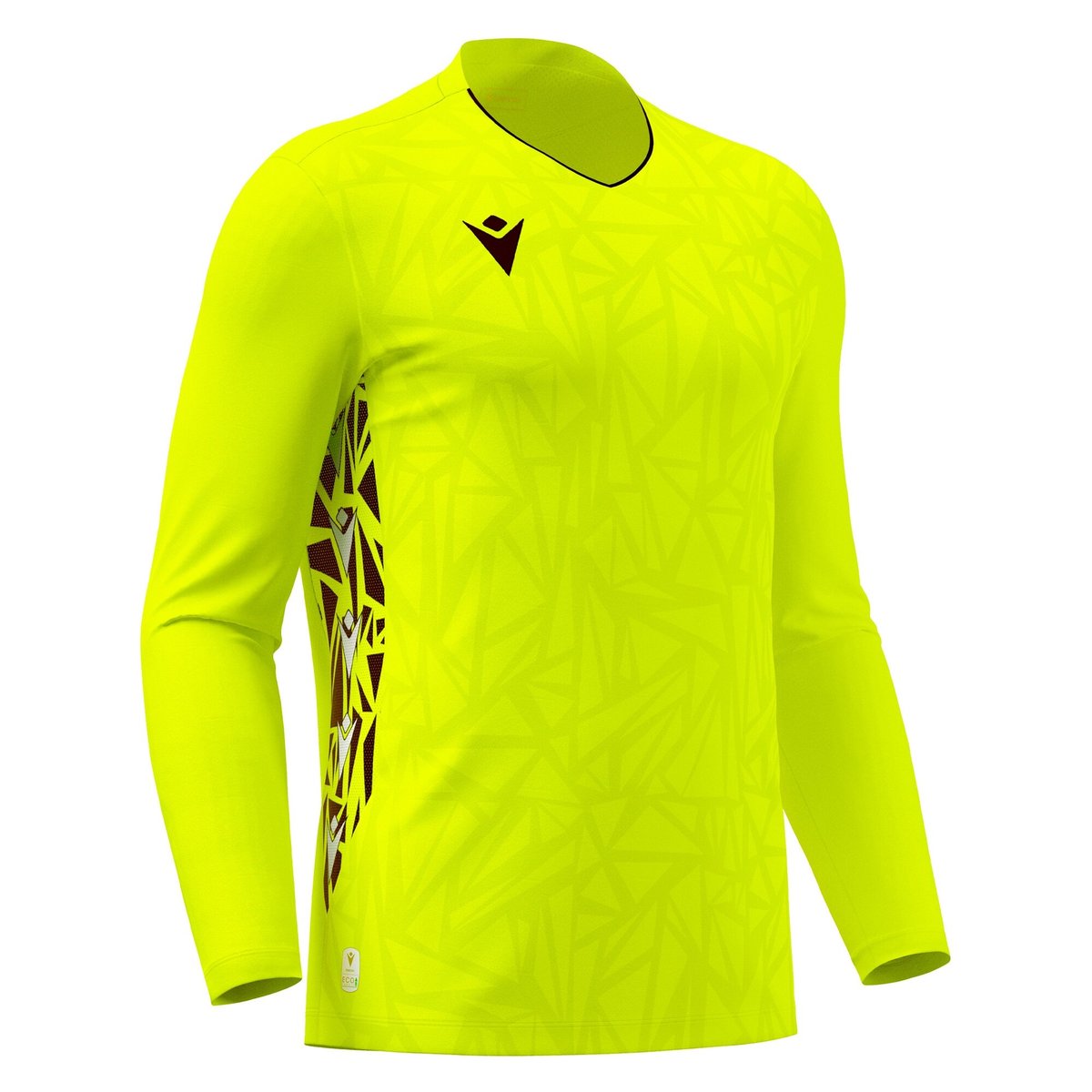 Macron Corvus Eco GK Shirt - Neon Yellow/Black