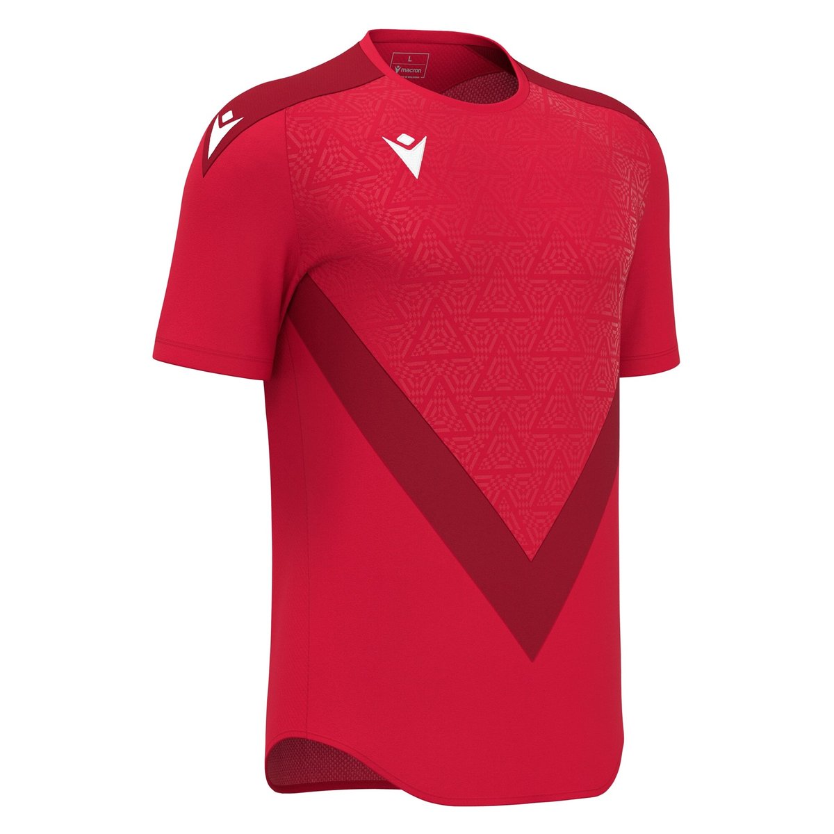 Macron Wisp Shirt - Red/Dark Red