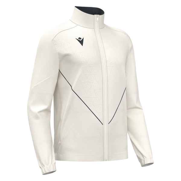 Macron Poseidon Full Zip Top - Off White - footballkitsdirect.com