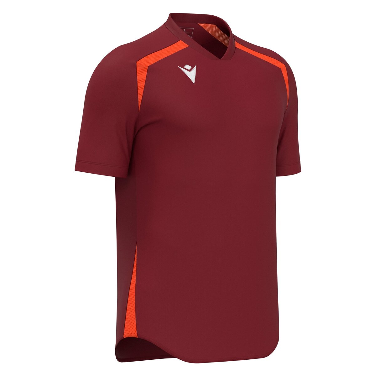 Macron Wyrm Shirt - Cardinal/Orange