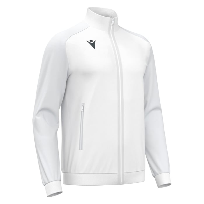Macron Anubis Full Zip Top - White/Grey