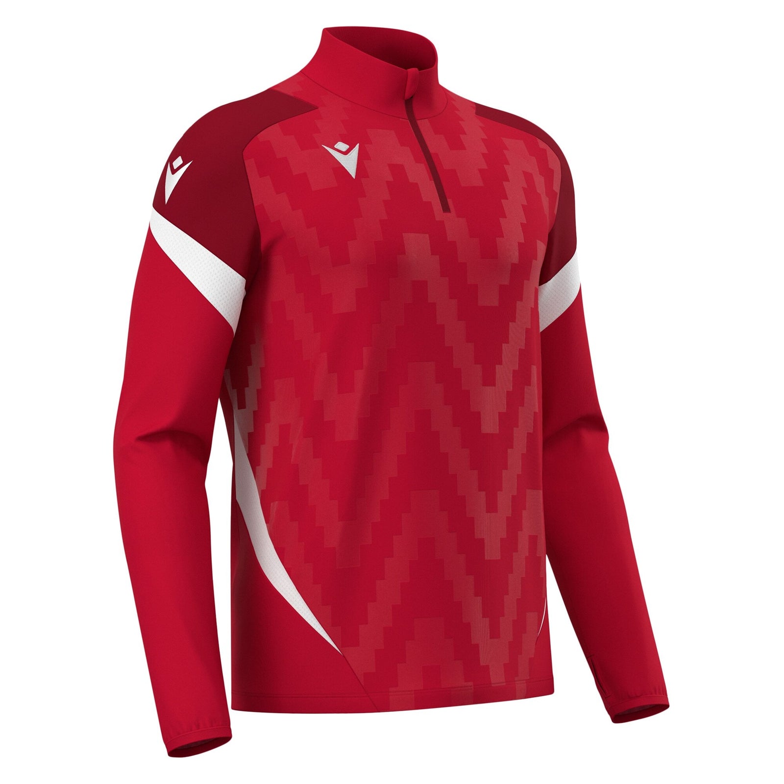 Macron Starfall 1/4 Zip - Red/White