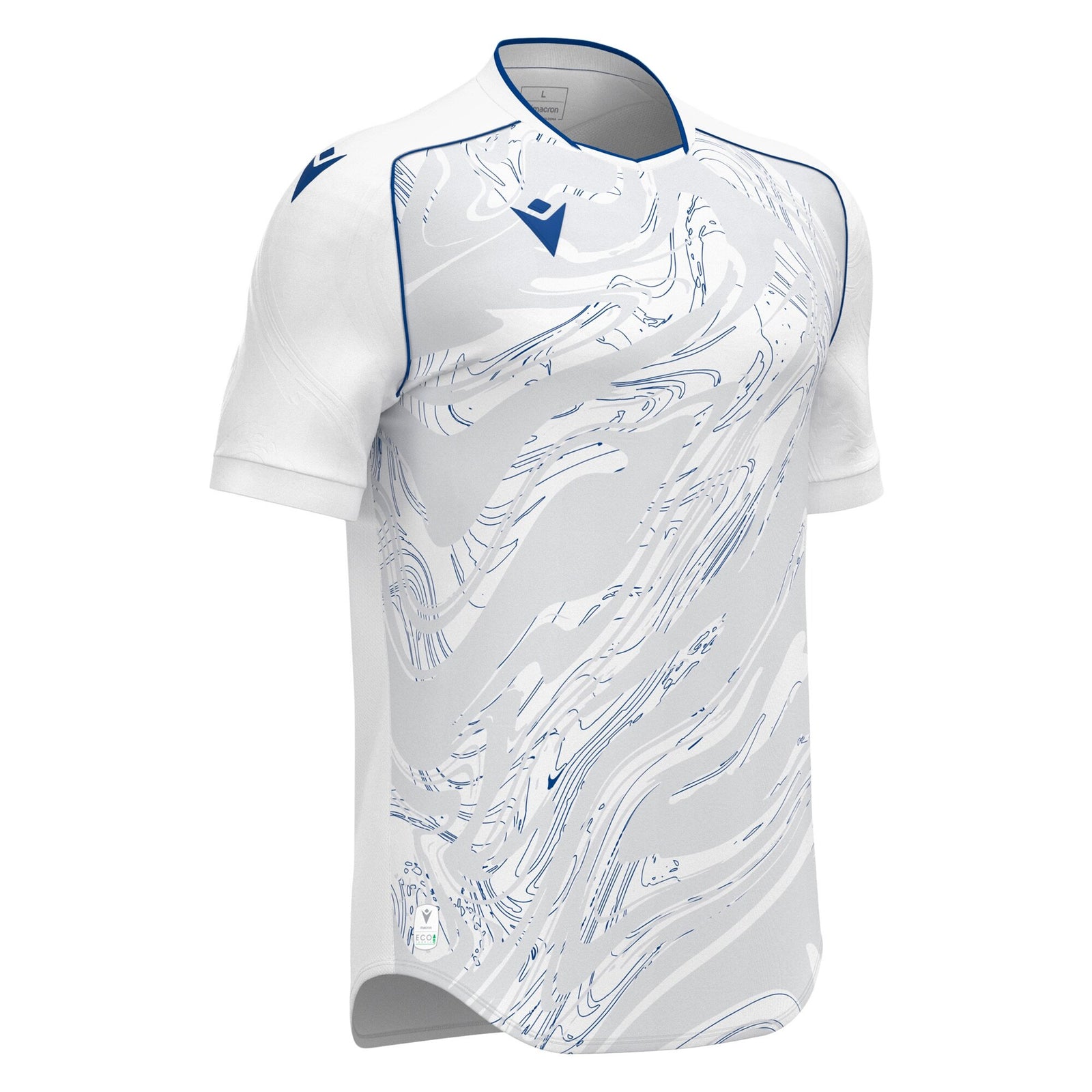 Macron Arcane Eco Shirt - White/Royal Blue