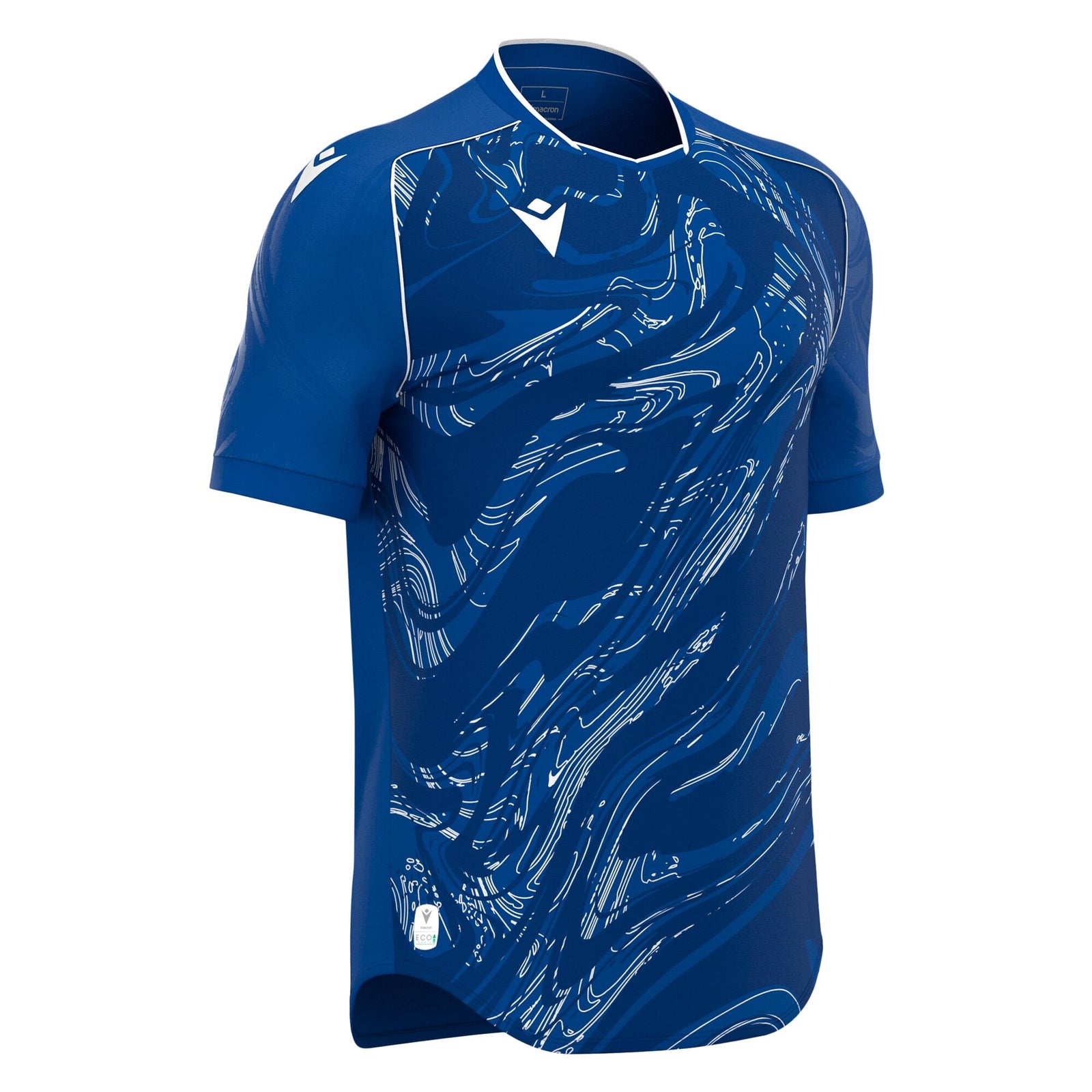 Macron Arcane Eco Shirt - Royal Blue/White