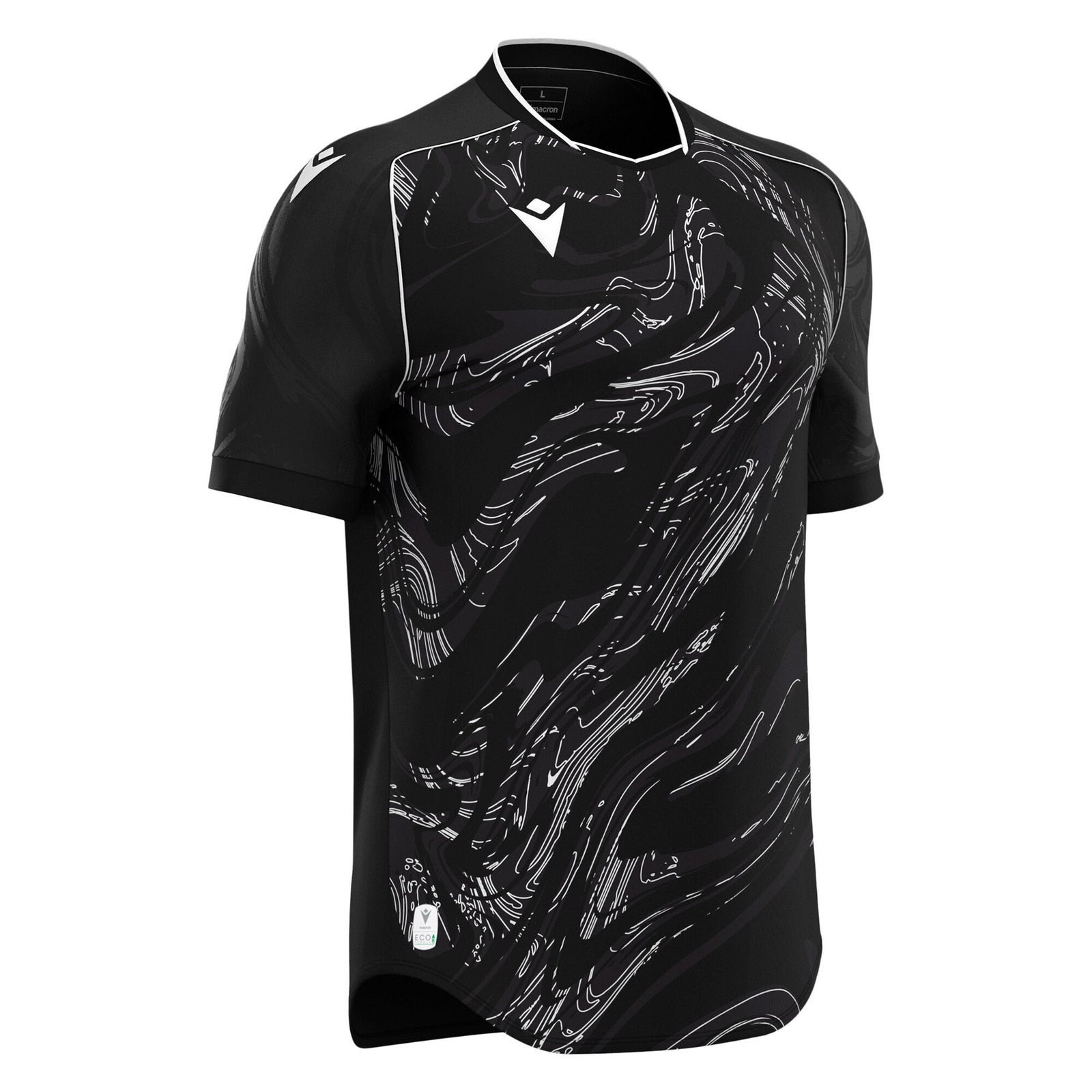 Macron Arcane Eco Shirt - Black/White