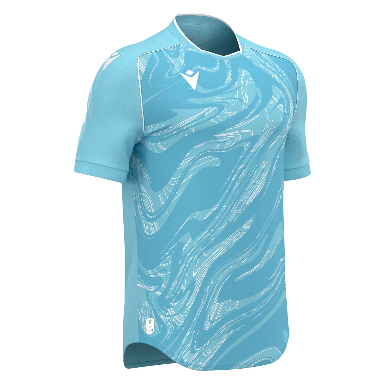 Macron Arcane Eco Shirt - Columbia/White