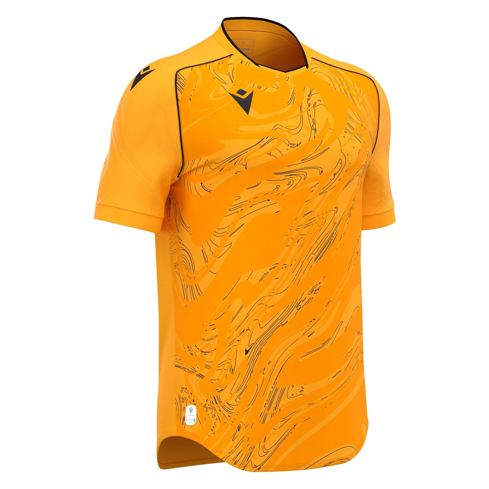 Macron Arcane Eco Shirt - Amber/Black