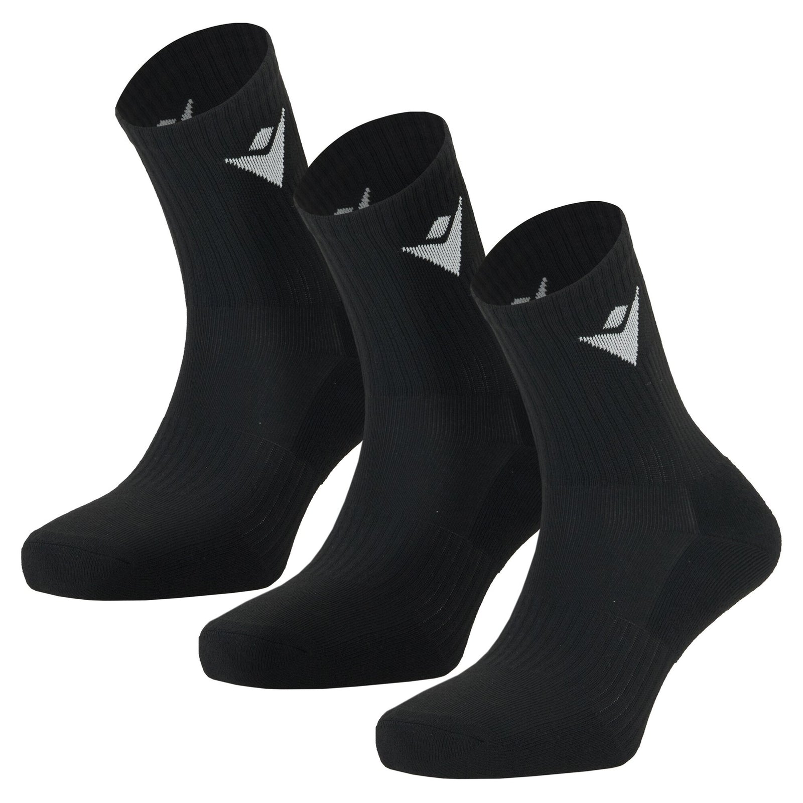 Macron Daily Socks - Black (Pack of 3)