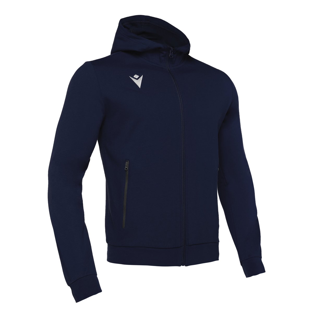 Macron Cello Full Zip Hooded Sweatshirt - Navy