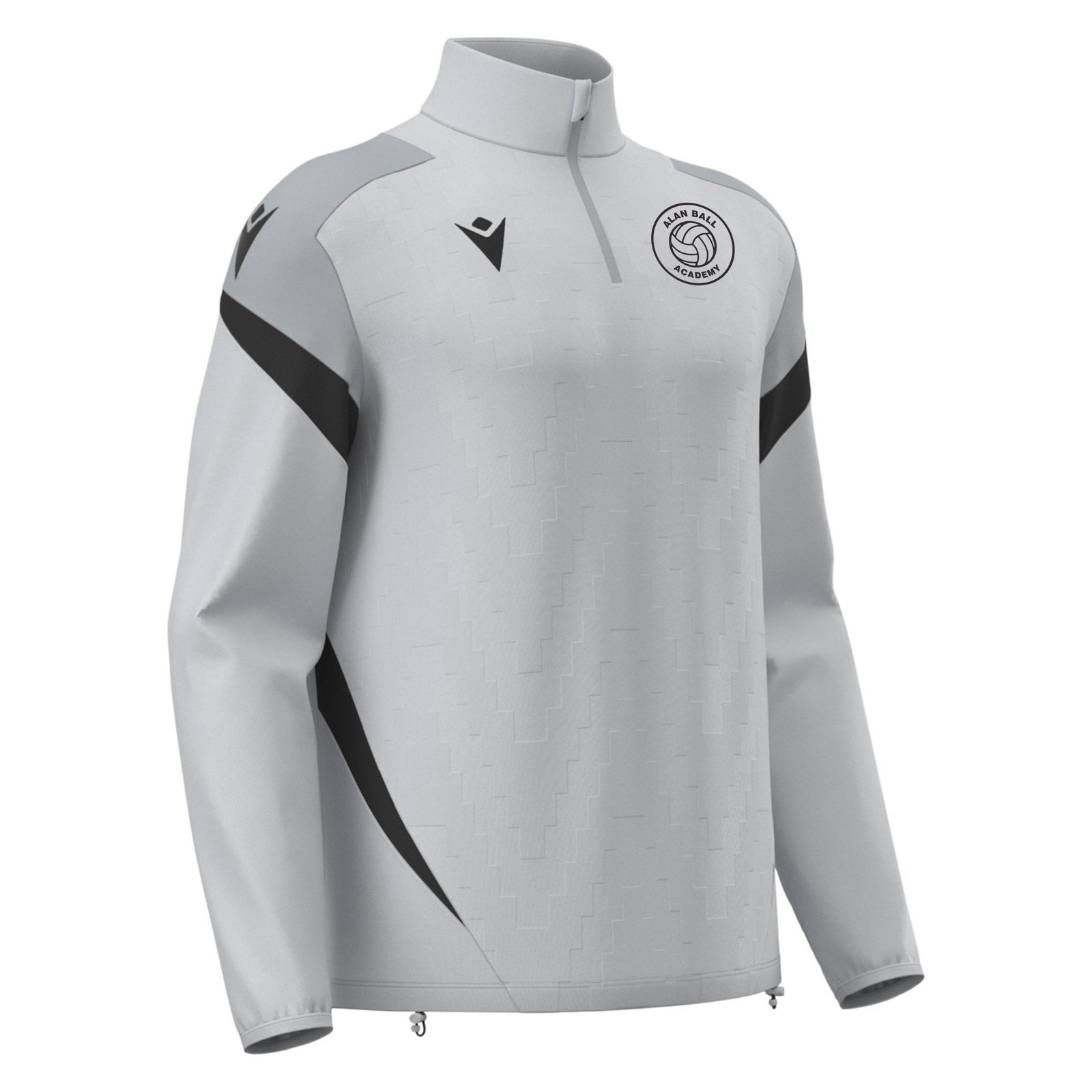 Alan Ball Academy Coaches - Macron Hollow 1/4 Zip - Stone Grey/Anthracite