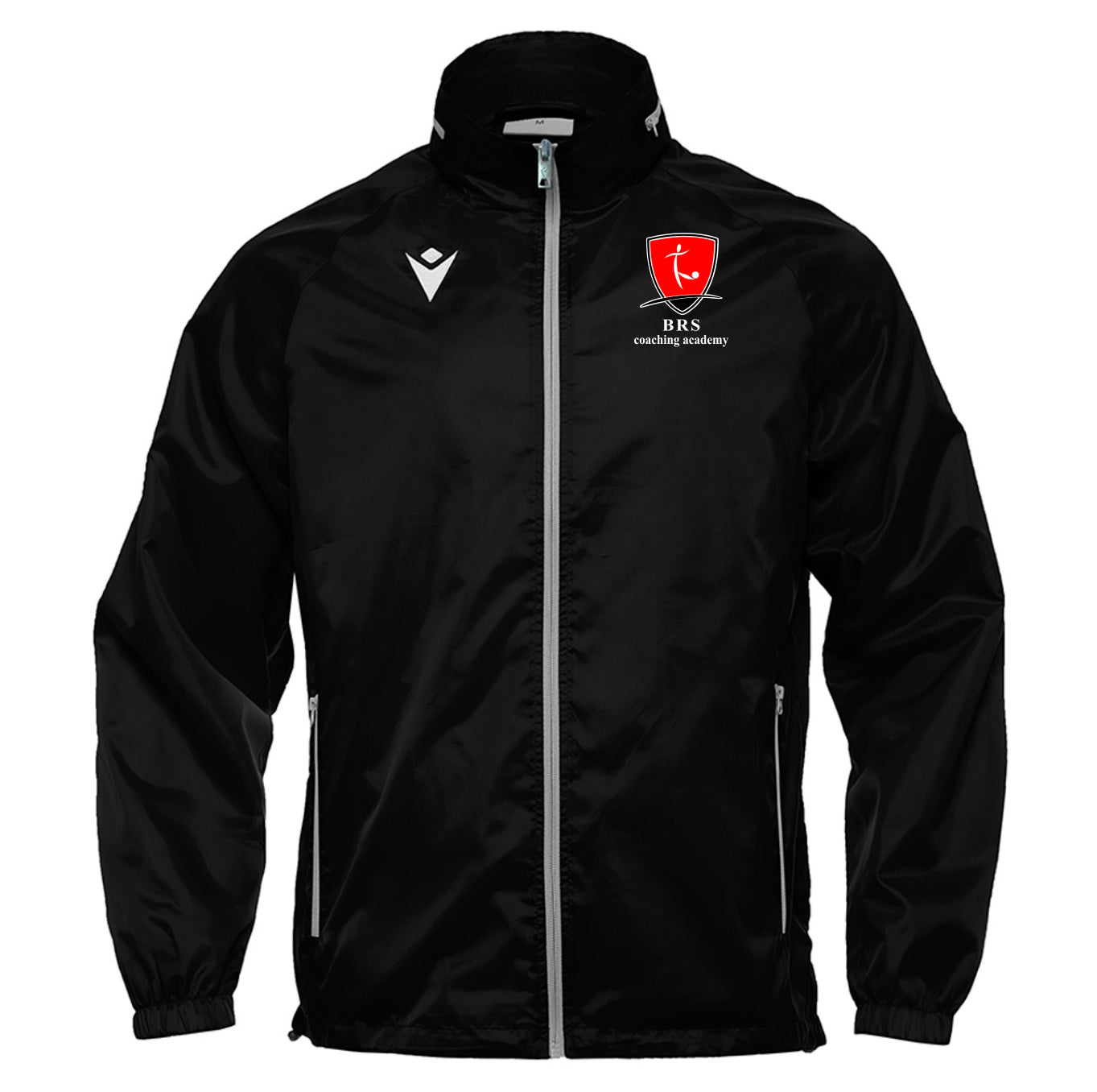 BRS Players - Macron Praia Rain Jacket - Black