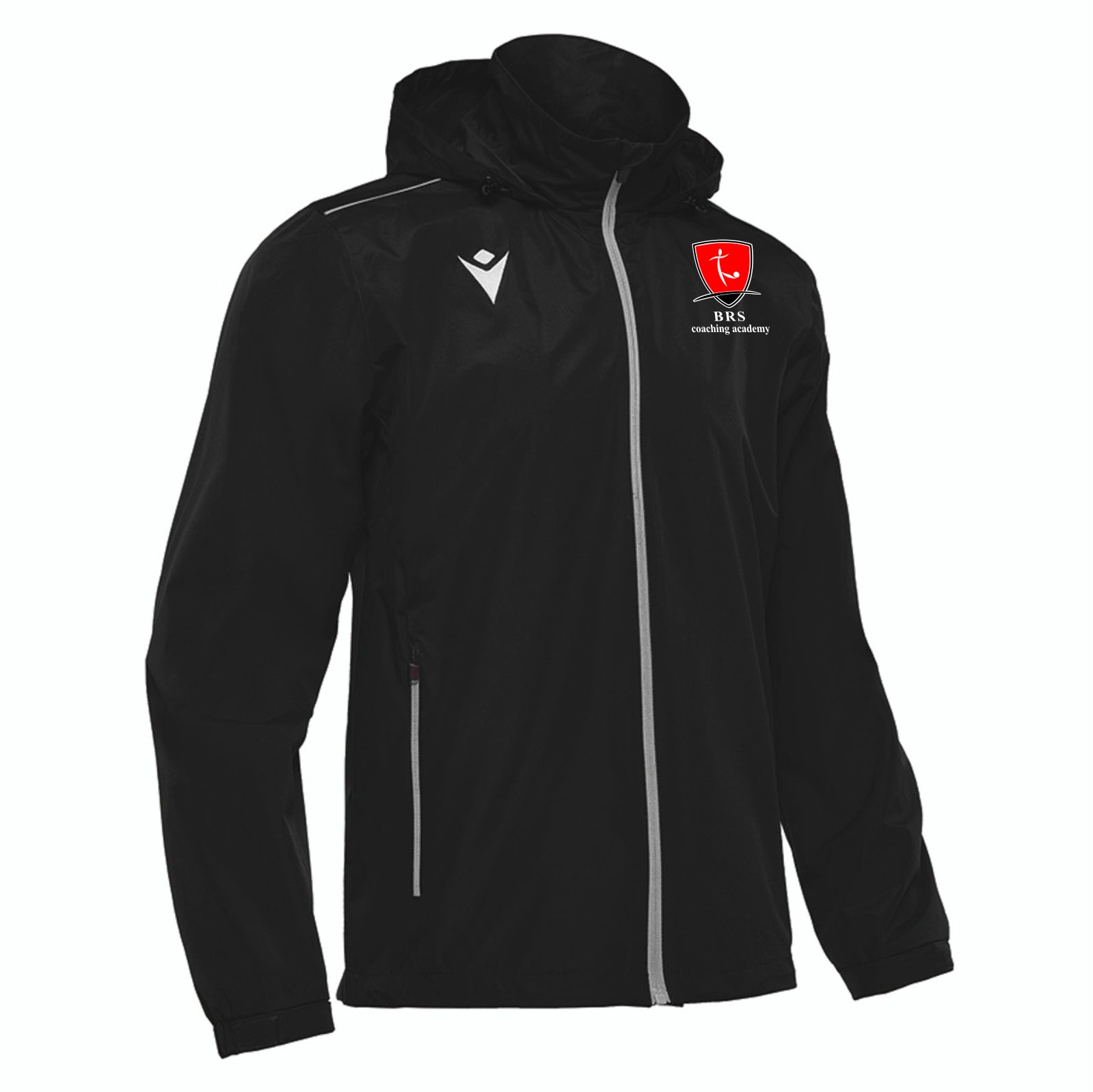 BRS Coaches - Macron Lyngen Rain Jacket - Black