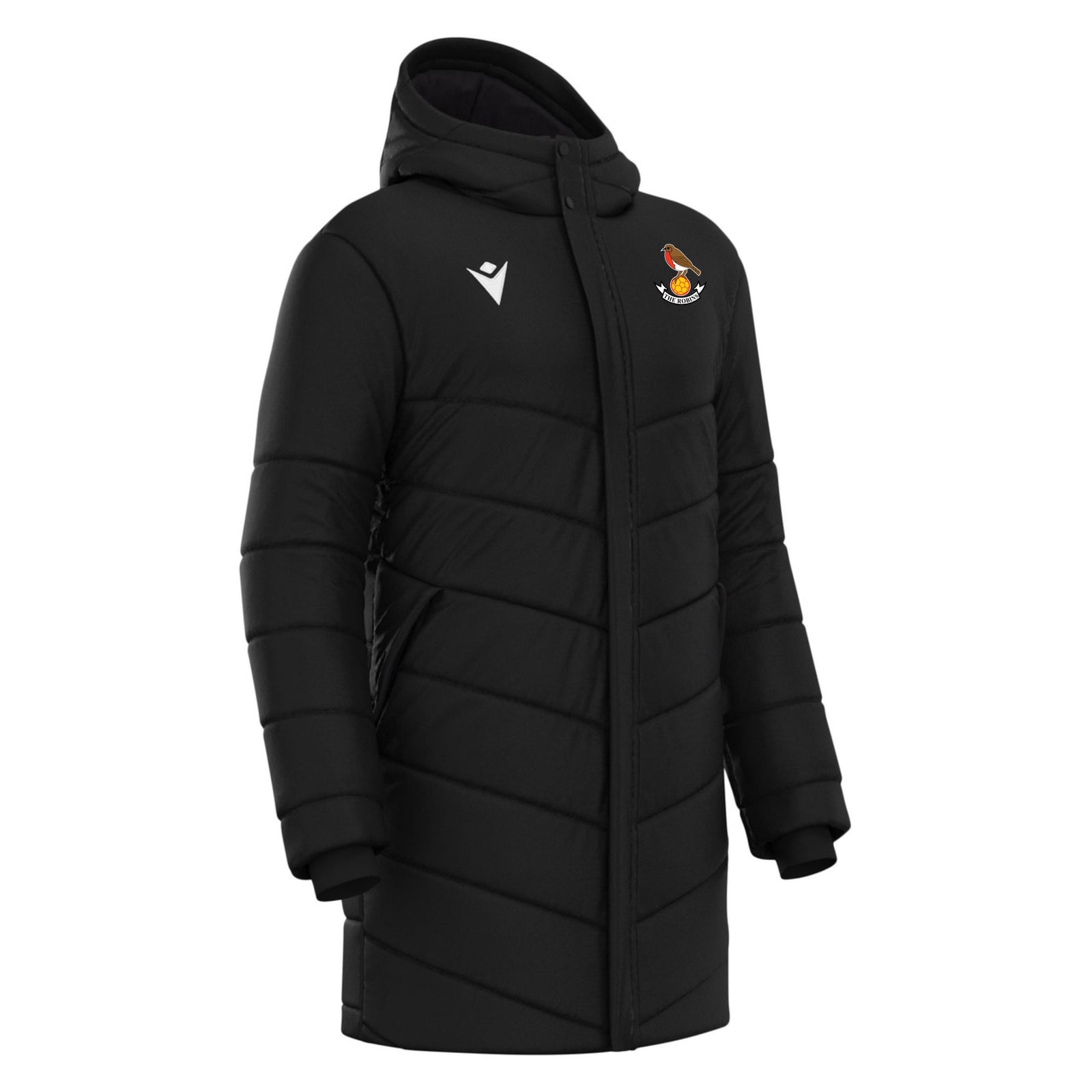 Downton FC - Macron SubZero Padded Jacket - Black